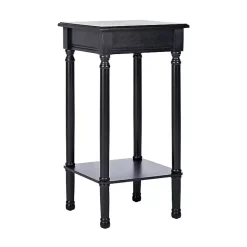 Kirklands Home Classic Tegan Square Accent Table Black Sale