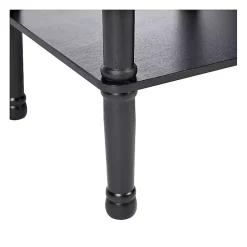 Kirklands Home Classic Tegan Square Accent Table Black Sale