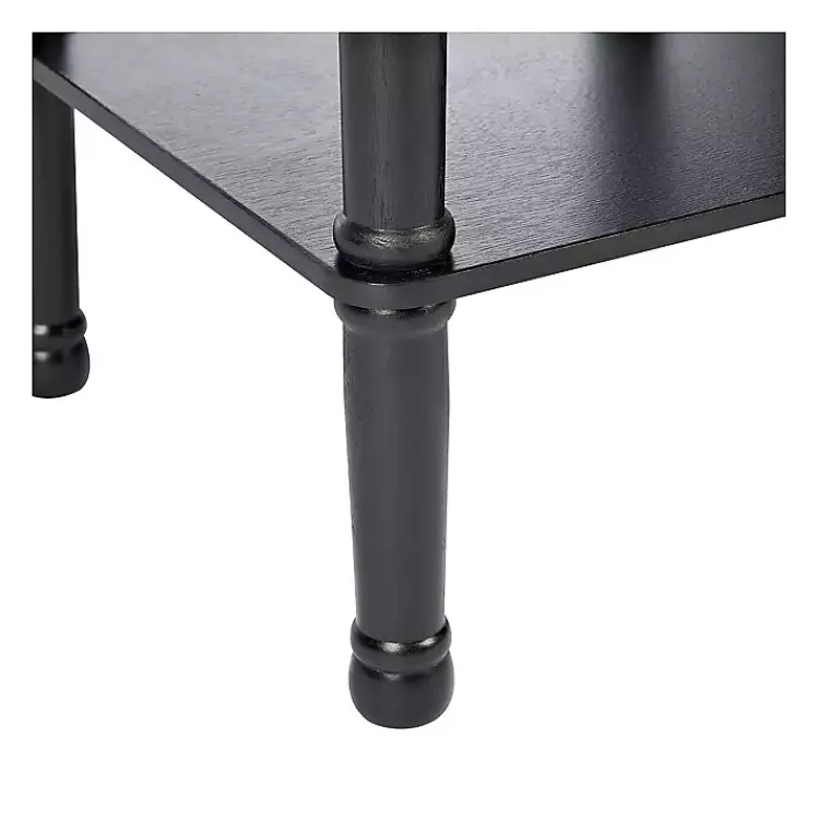 Kirklands Home Classic Tegan Square Accent Table Black Sale