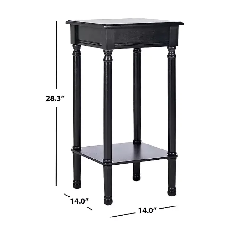 Kirklands Home Classic Tegan Square Accent Table Black Sale