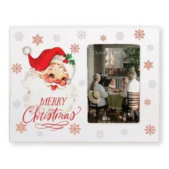 Christmas Decorations>Kirklands Home Classic Santa Merry Christmas Picture Frame, 4x6
