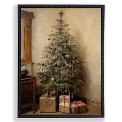 Christmas Art & Wall Decor>Kirklands Home Classic Tree with Presents Framed Art Print