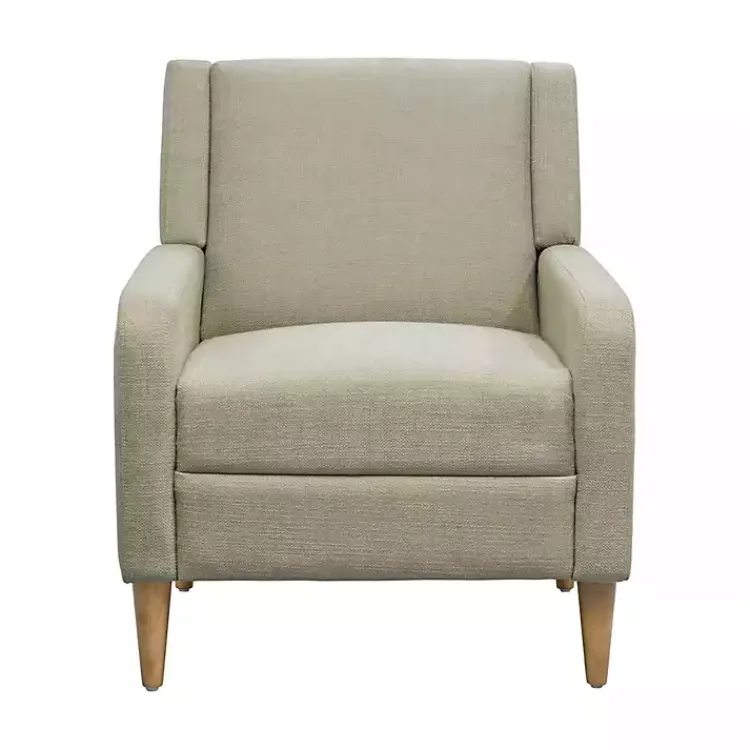 Kirklands Home Classic Upholstered Taupe Accent Chair Tan Hot