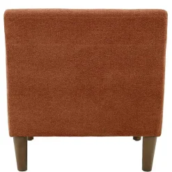 Kirklands Home Clay Upholstered Shea Accent Chair Orange Online