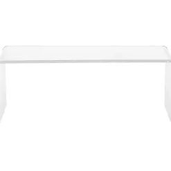 Kirklands Home Acrylic Curved Edge Coffee Table Clear New