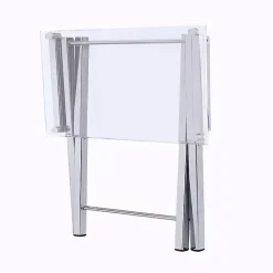 Kirklands Home Acrylic Folding TV Tray Tables, Set of 2 Clear Best