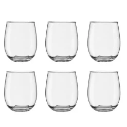 Kirklands Home Acrylic Stemless Wine Glasses, Set of 6 Clear Discount