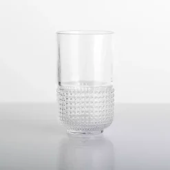 Kirklands Home Beaded Highball Glass Clear Discount