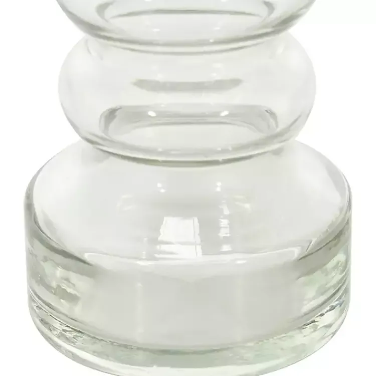 Candle Holders>Kirklands Home Blown Glass Curved 3-pc. Candle Holder Set Clear