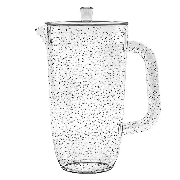 Kirklands Home Bubbled Shatterproof Pitcher Clear Online