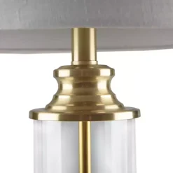 Kirklands Home Clear Glass Base Gold Table Lamps, Set of 2 White Best