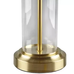 Kirklands Home Clear Glass Base Gold Table Lamps, Set of 2 White Best