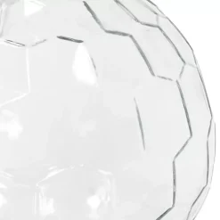 Kirklands Home Clear Glass Honeycomb Table Lamp White Clearance