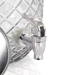 Kirklands Home Glass Pineapple Beverage Dispenser Clear New