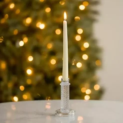 Candle Holders>Kirklands Home Glass Taper Candle Holder, 6 in. Clear
