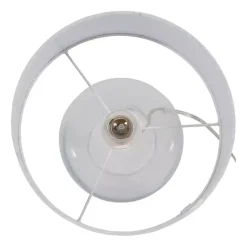 Kirklands Home Clear Glass Tapered Table Lamps, Set of 2 White Discount