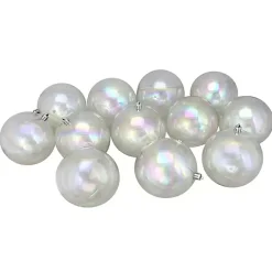 Christmas Ornaments>Kirklands Home Iridescent Shatterproof Ornament Set Clear