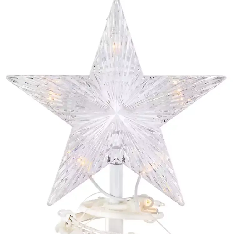 Outdoor Christmas Decorations>Kirklands Home Clear Pre-Lit Spiral Christmas Trees, Set of 3 White