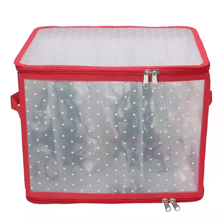Seasonal Storage>Kirklands Home Clear Zip Christmas String Lights Storage Box