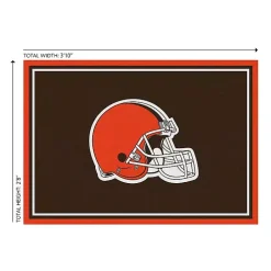 Kirklands Home Cleveland s Area Rug, 3x4 Brown Hot