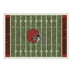 Kirklands Home Cleveland Browns Home Field Area Rug, 6x8 Green New