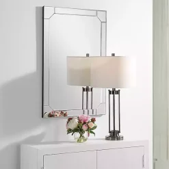 Kirklands Home Clipped Corners Frameless Beveled Wall Mirror Discount
