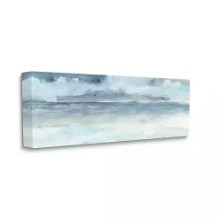 Kirklands Home Cloudy Ocean Waves Canvas Art Print, 48x20 in.