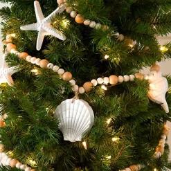 Christmas Tree Decorations>Kirklands Home Coastal Beaded Tree Garland