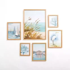 Kirklands Home Coastal Framed Art 6-pc. Gallery Set