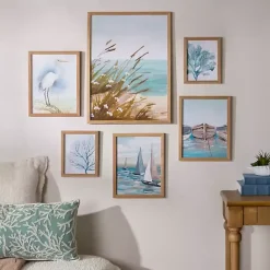 Kirklands Home Coastal Framed Art 6-pc. Gallery Set