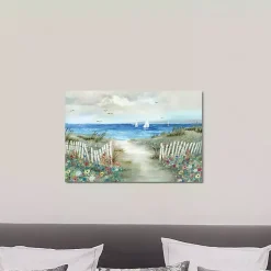Kirklands Home Coastal Garden Canvas Art Print Outlet