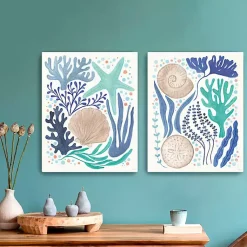Kirklands Home Coastal Icons Canvas Art Prints, Set of 2 Outlet