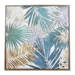 Kirklands Home Coastal Palms Framed Canvas Art Print Outlet