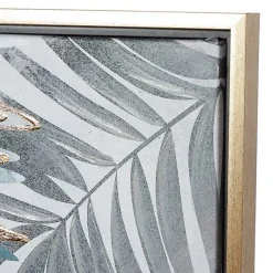 Kirklands Home Coastal Palms Framed Canvas Art Print Outlet