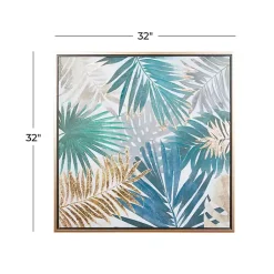 Kirklands Home Coastal Palms Framed Canvas Art Print Outlet