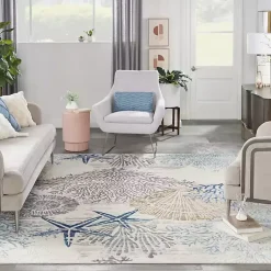 Kirklands Home Coastal Reef Dreams Area Rug, 7x9 Discount