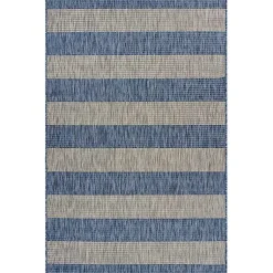 Kirklands Home Coastal Stripes Indoor/Outdoor Area Rug, 5x7