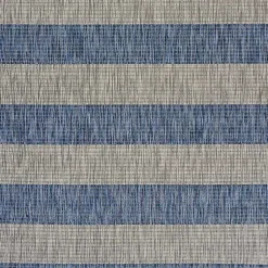 Kirklands Home Coastal Stripes Indoor/Outdoor Area Rug, 5x7