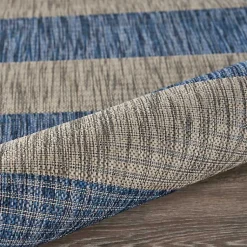 Kirklands Home Coastal Stripes Indoor/Outdoor Area Rug, 5x7