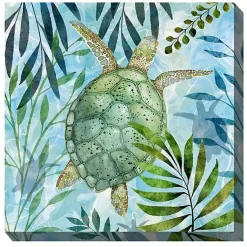 Kirklands Home Coastal Turtle Outdoor Canvas Art Print
