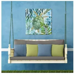 Kirklands Home Coastal Turtle Outdoor Canvas Art Print