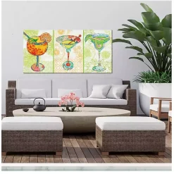 Kirklands Home Cocktail Hour Outdoor Canvas Art Print Clearance