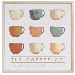 Kirklands Home Coffee Co Mugs Wall Plaque Outlet