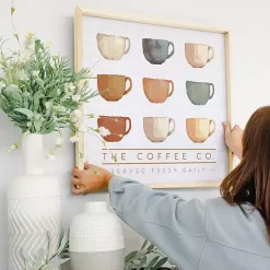 Kirklands Home Coffee Co Mugs Wall Plaque Outlet