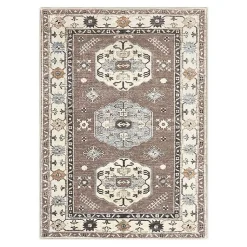 Kirklands Home Coffee Shary Washable Area Rug, 5x7 Discount