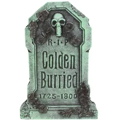 Halloween>Kirklands Home Colden Burried Tombstone Outdoor Halloween Décor