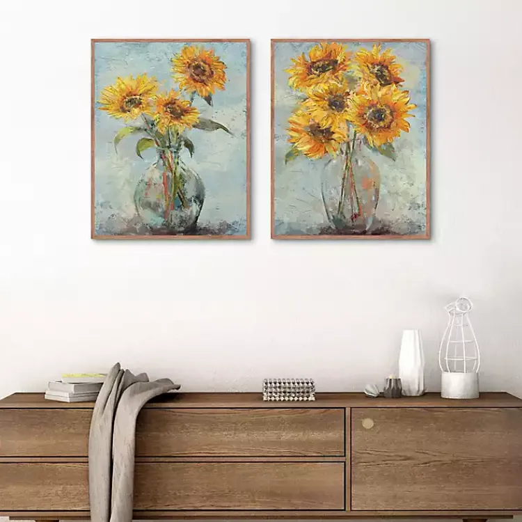 Kirklands Home Collected Sunnies Framed Canvas Prints, Set of 2 Outlet