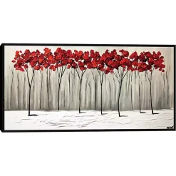 Kirklands Home Collision of Seasons Framed Canvas Art Print Sale