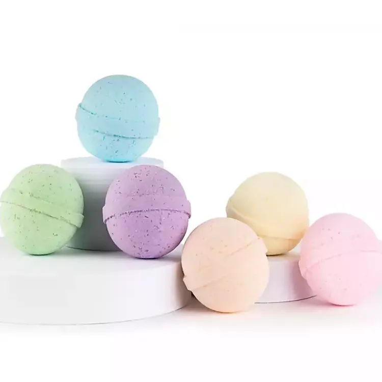 Kirklands Home Colorful Assorted Bath Bombs, Set of 6 Multi