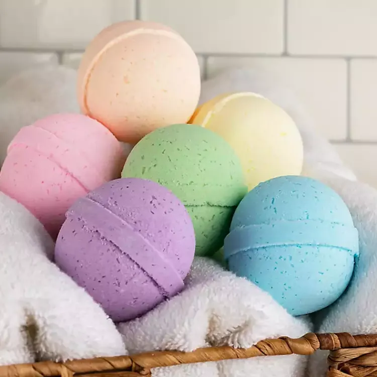 Kirklands Home Colorful Assorted Bath Bombs, Set of 6 Multi